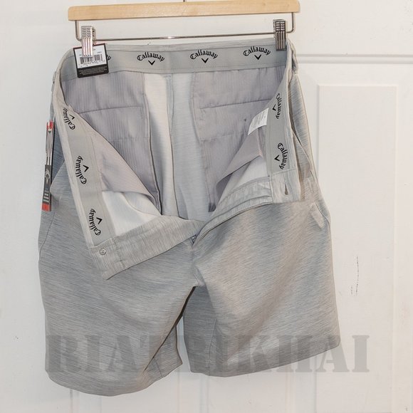 Gray Nwt Callaway Men’s Golf Short - Picture 6 of 6